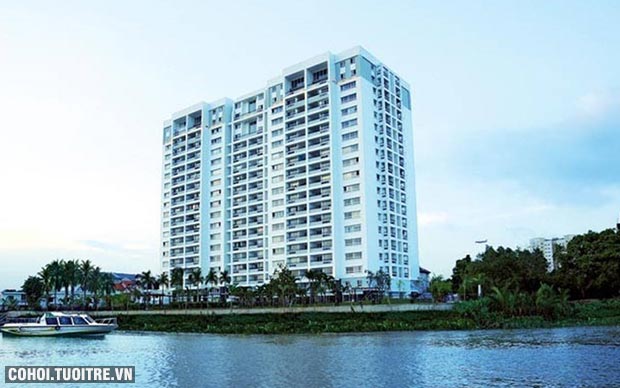 Căn hộ 75 m2 trên lầu 5 chung cư 4S1 Bình Triệu, quận Thủ Đức đầy đủ tiện nghi, thoáng mát cần bán gấp.