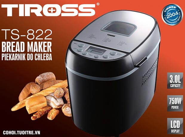 Máy nướng bánh mì Tiross TS822