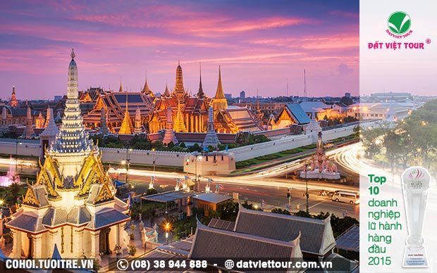 Tour Thái Lan 5N4Đ ở khách sạn 3 sao