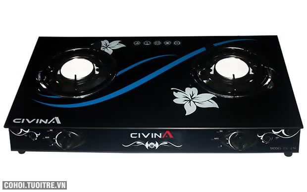Bếp gas dương hồng ngoại Civina CV 216