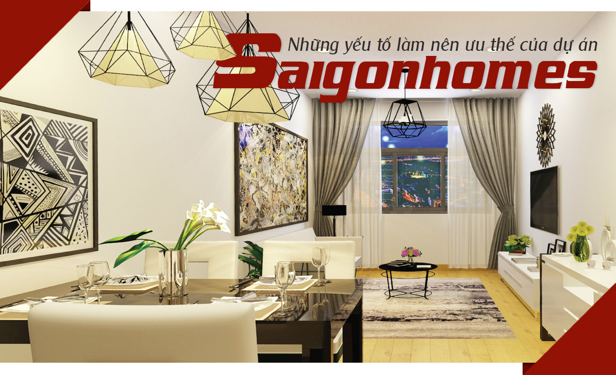Những yếu tố làm nên ưu thế của dự án Saigonhomes