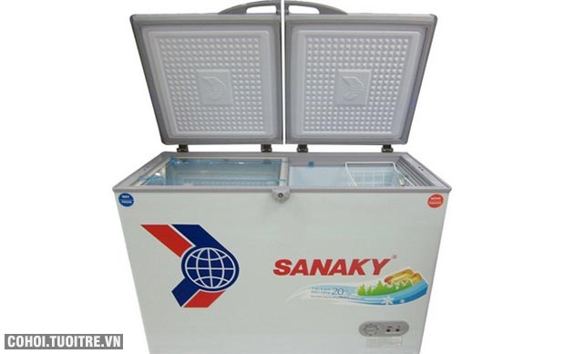 Tủ đông Sanaky VH 2299W1, dàn lạnh đồng