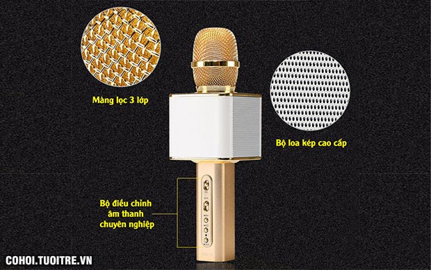 Micro karaoke không dây kèm loa Bluetooth Magic YS 10