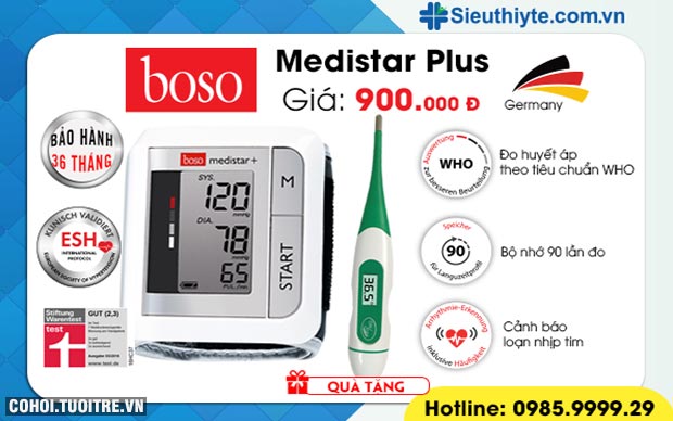 Máy đo huyết áp của Đức được tin dùng hiện nay