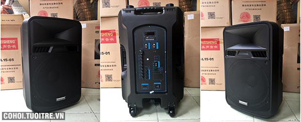 Loa vali kéo di động bluetooth karaoke Temeisheng SL15-05