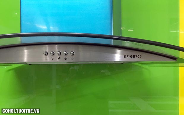 Máy hút mùi bếp kính cong 7 tấc KAFF KF-GB705