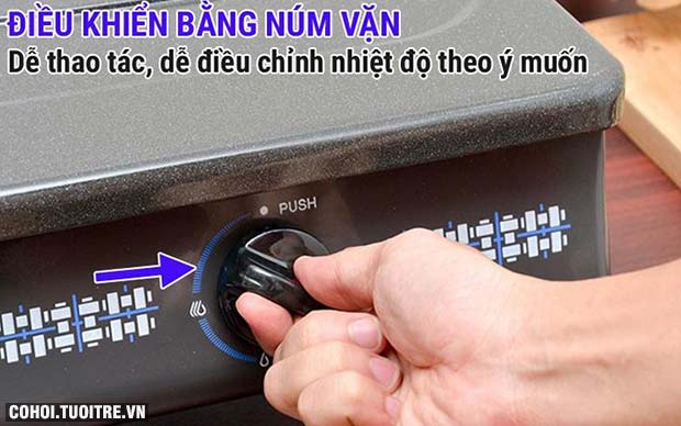 Bếp gas Rinnai 7 tấc RV-377GN, chén đồng có đầu hâm 