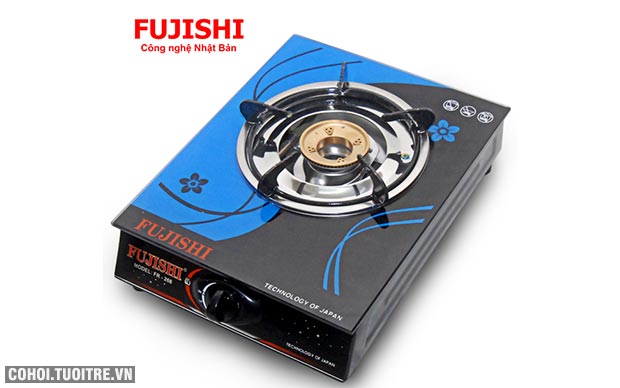 Bếp BIOGAS đơn chén đồng kính cường lực Fujishi FJ-BG1