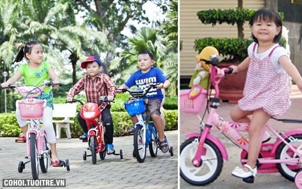 Xe đạp trẻ em 2 bánh Nhựa Chợ Lớn 71- M1379-X2B