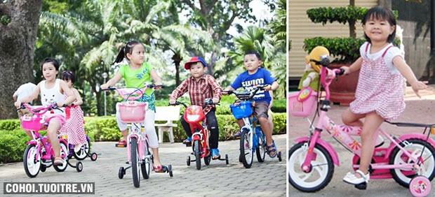 Xe đạp trẻ em 2 bánh Nhựa Chợ Lớn 72- M1391-X2B