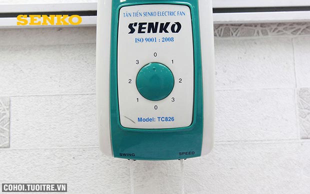 Quạt treo tường Senko TC826A có 2 dây điều khiển