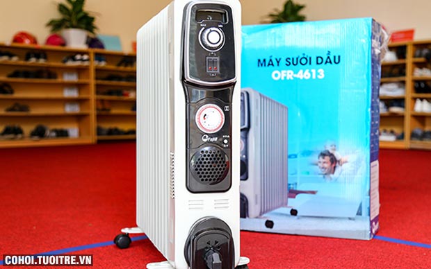 Máy sưởi dầu Nhật Bản 13 thanh nhiệt FujiE OFR4613 - Ảnh 2