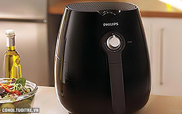 Nồi chiên không khí Philips HD9220/20 màu đen - Ảnh 4