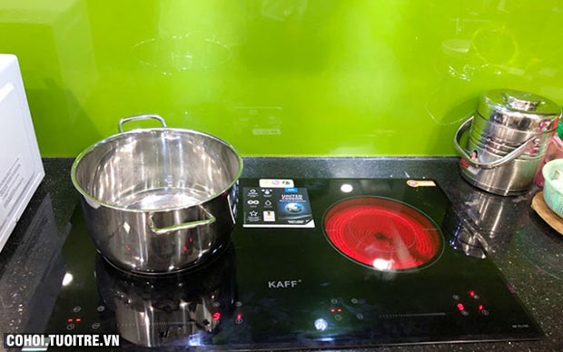 Bếp đôi hồng ngoại điện từ Kaff KF-FL108 nhập khẩu Đức - Ảnh 4