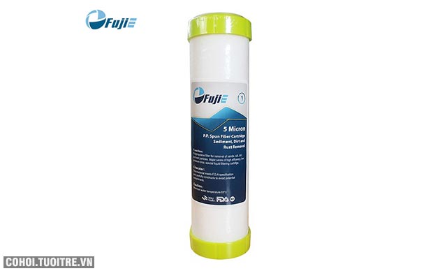 Thay lõi lọc nước RO FujiE PP số 1 - 5 micron - Ảnh 1