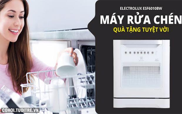 Máy rửa chén bát dĩa tự động Electrolux ESF6010BW - Ảnh 4