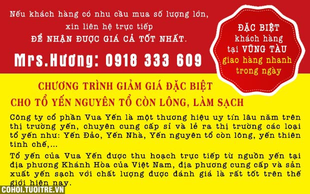 Yến Sào (Khánh Hòa) tri ân khách hàng, mừng năm mới 2019