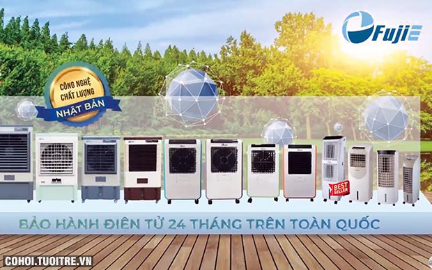 Quạt hơi nước, máy làm mát điều hòa không khí FujiE AC-17C - Ảnh 2