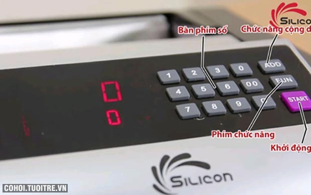 Máy đếm tiền Silicon MC-3600 - Ảnh 4