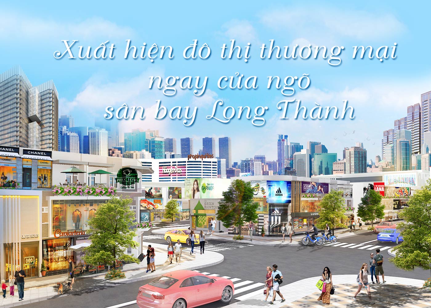 Xuất hiện đô thị thương mại ngay cửa ngõ sân bay Long Thành - Ảnh 1
