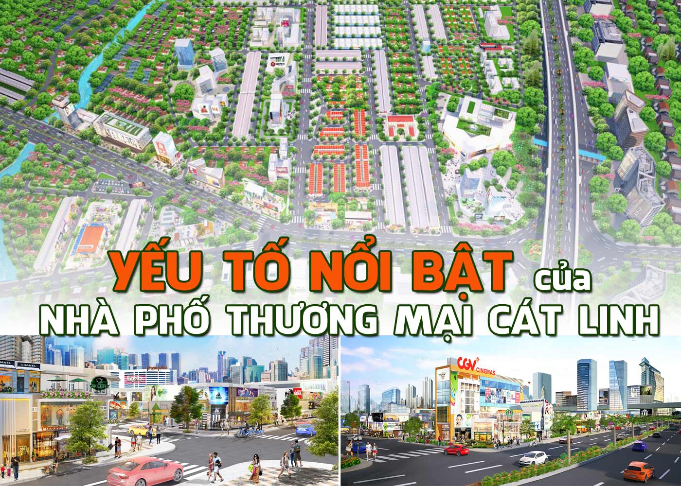 Yếu tố nổi bật của nhà phố thương mại Cát Linh - Ảnh 1