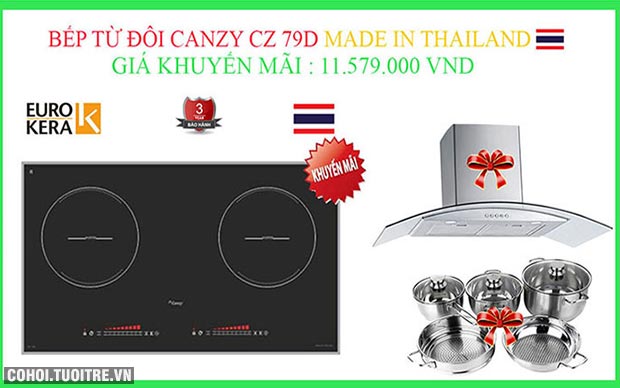 Bếp điện từ Canzy CZ-79D nhập khẩu từ Thái Lan - Ảnh 1
