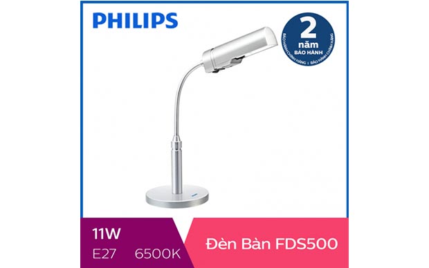 Đèn bàn, đèn học sinh chống cận LED Philips FDS500 11W - Ảnh 1