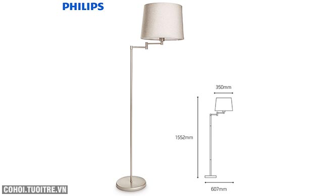 Đèn cây đứng trang trí Philips 36134 Donne Floor Lamp - Ảnh 2