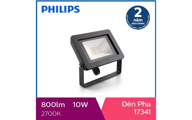 Đèn pha LED Philips ngoài trời My Garden 17341 10W 2700K - Ảnh 1