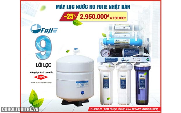 Máy lọc nước RO FujiE Nhật Bản khuyến mãi lần 2 - Ảnh 9