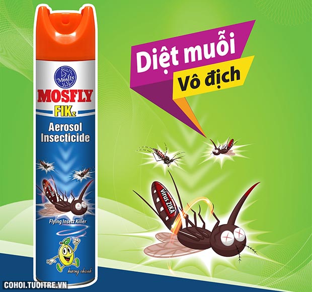 Mosfly Fikz - ứng cử viên vàng trong làng diệt muỗi - Ảnh 1