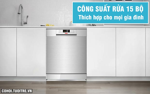 Máy rửa chén bát cảm ứng CHEFS EH-DW401S - Ảnh 3