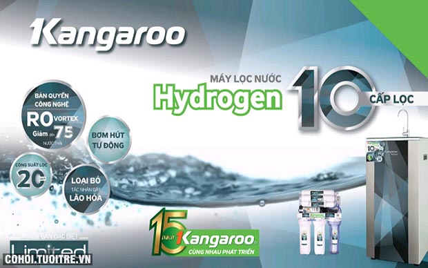 Máy lọc nước RO 1 vòi Kangaroo KG100HP Hydrogen - Ảnh 9