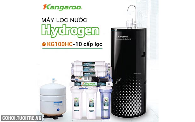 Máy lọc nước RO 1 vòi Kangaroo KG100HC Hydrogen - Ảnh 1