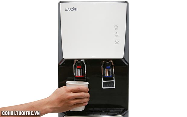 Máy lọc nước RO nóng lạnh 2 vòi KAROFI HCV351-WH - Ảnh 5