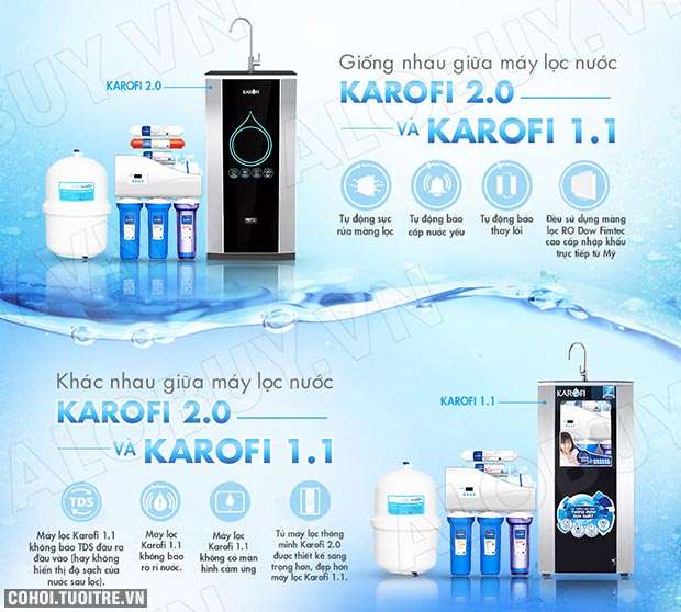 Máy lọc nước RO KAROFI iRO 2.0 K8IQ-2 (8 cấp lọc) - Ảnh 9