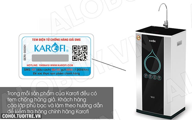 Máy lọc nước RO KAROFI iRO 2.0 K9IQ-2 (Đèn UV diệt khuẩn) - Ảnh 3