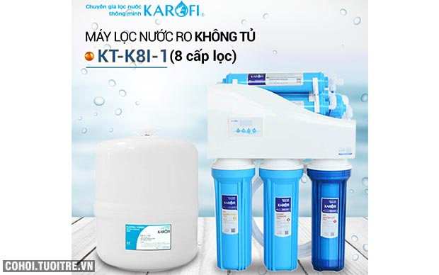 Máy lọc nước RO để gầm, không tủ iRO 1.1 KAROFI KT-K8I-1 - Ảnh 1