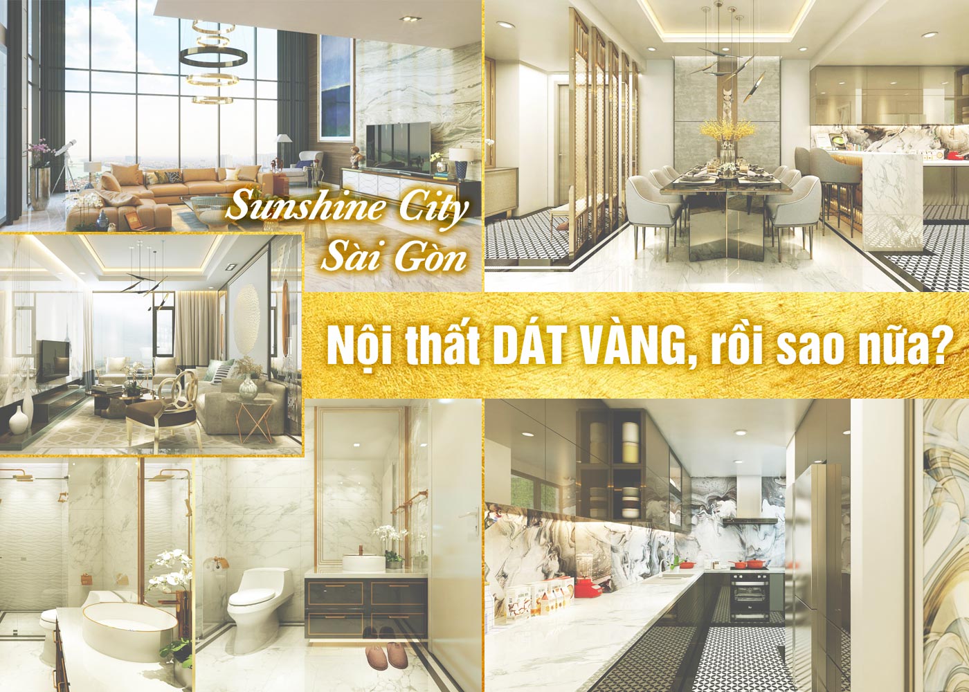 Sunshine City Sài Gòn - Nội thất dát vàng, rồi sao nữa? - Ảnh 1