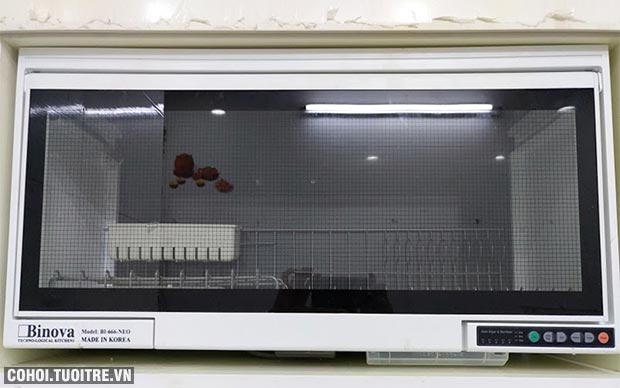 Máy sấy chén tự động treo tủ bếp Binova BI-666 NEO - Ảnh 3