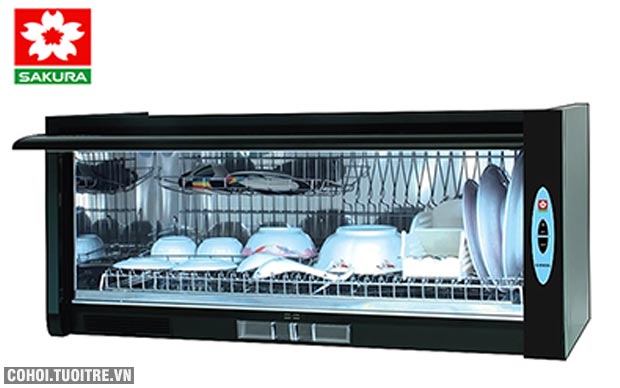 Máy sấy chén tự động loại treo tủ bếp SAKURA Q-9560XL - Ảnh 1