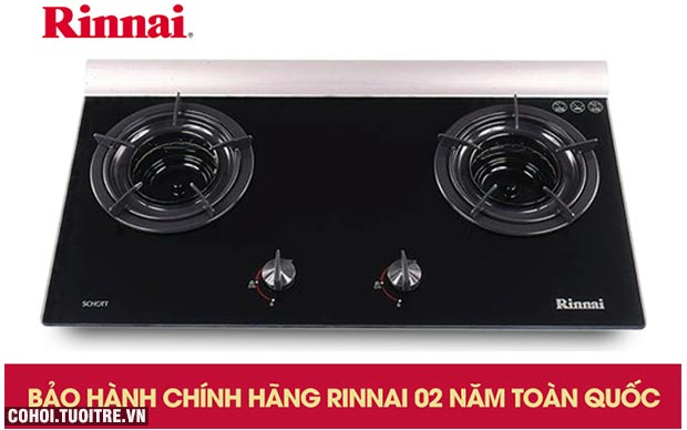 Bếp gas âm Rinnai RVB-2Gi-B, cảm ứng ngắt gas - Ảnh 1