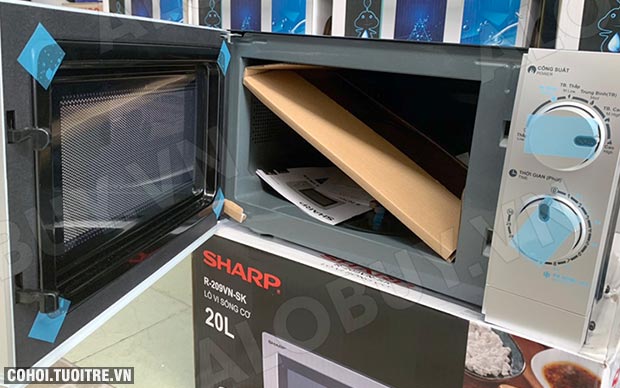 Xả kho lò vi sóng Sharp R-209VN-SK giá từ 1,09 triệu - Ảnh 5