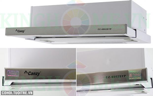 Máy hút mùi âm tủ Canzy CZ-6002 SYP - Ảnh 3