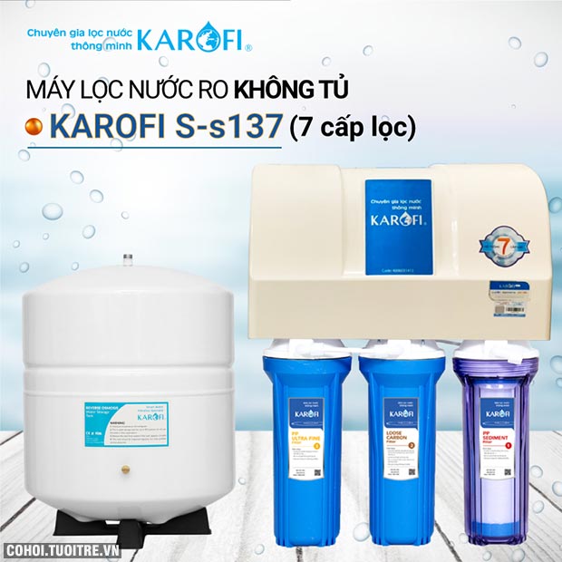 Xả kho máy lọc nước RO KAROFI S-s137 giá từ 3.350.000đ - Ảnh 1
