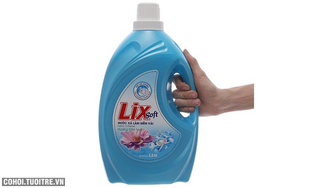 Nước xả vải Lix Soft hương sớm mai 3.8L khuyến mãi 85 ngàn - Ảnh 2