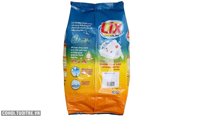 Bột giặt Lix đậm đặc hương hoa 5.5Kg khuyến mãi 115 ngàn - Ảnh 3