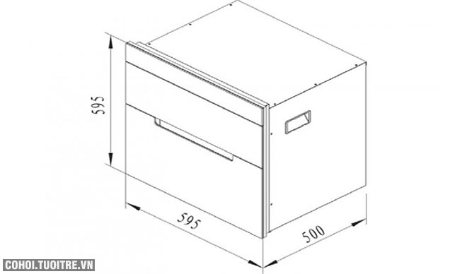 Máy sấy chén bát Canzy CZ-1006 chính hãng - Ảnh 4