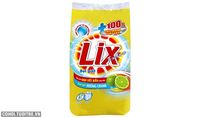 Bột giặt Lix Extra hương chanh 6Kg khuyến mãi 115 ngàn - Ảnh 2