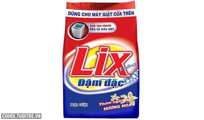 Bột giặt Lix Extra đậm đặc 6Kg dùng cho mát giặt cửa trên - Ảnh 2